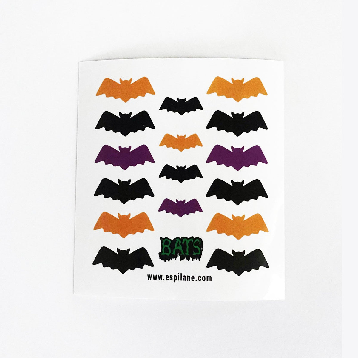 Halloween Spooky Bat Sticker Sheet-ESPI LANE