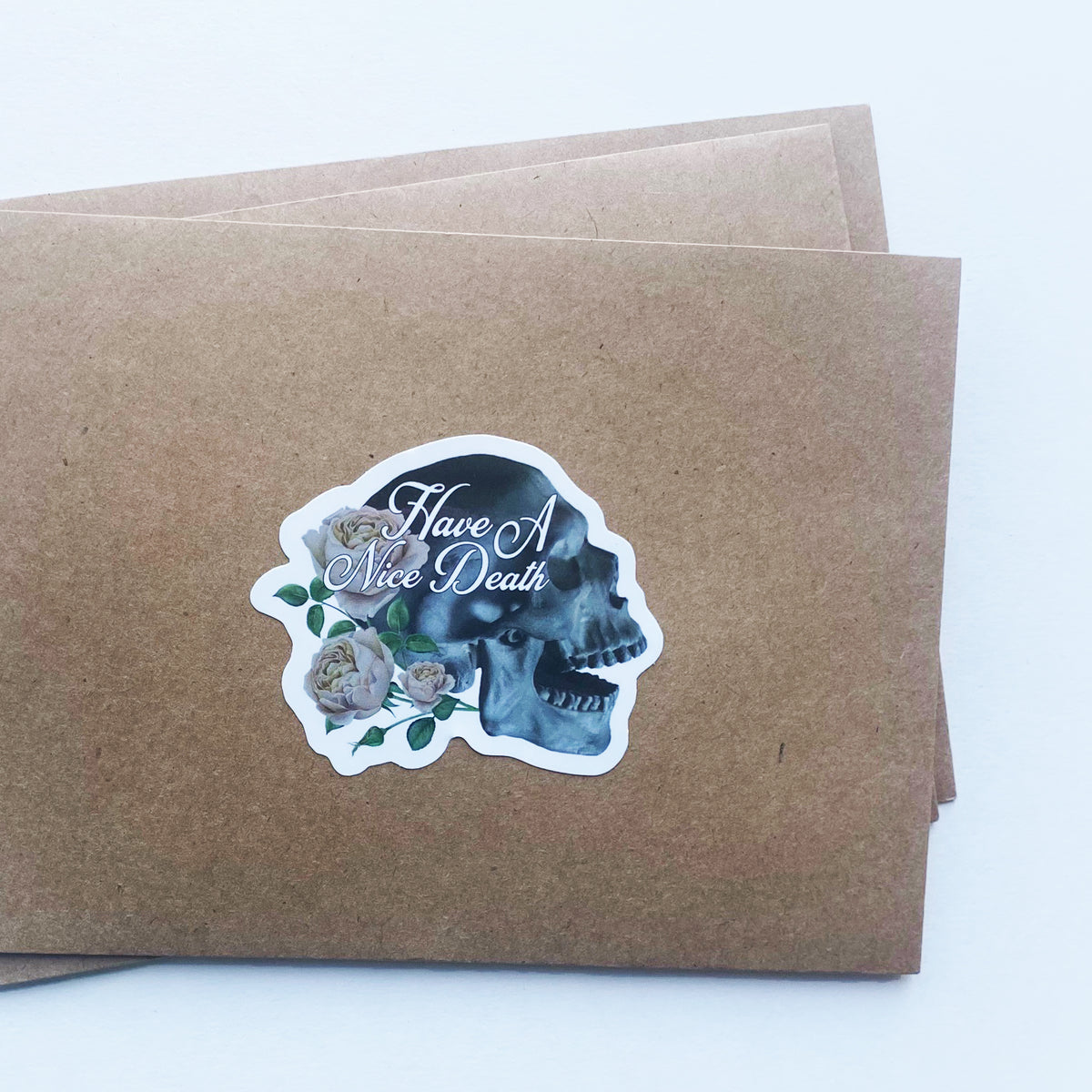 Have A Nice Death Skull Vinyl Decal Sticker-ESPI LANE