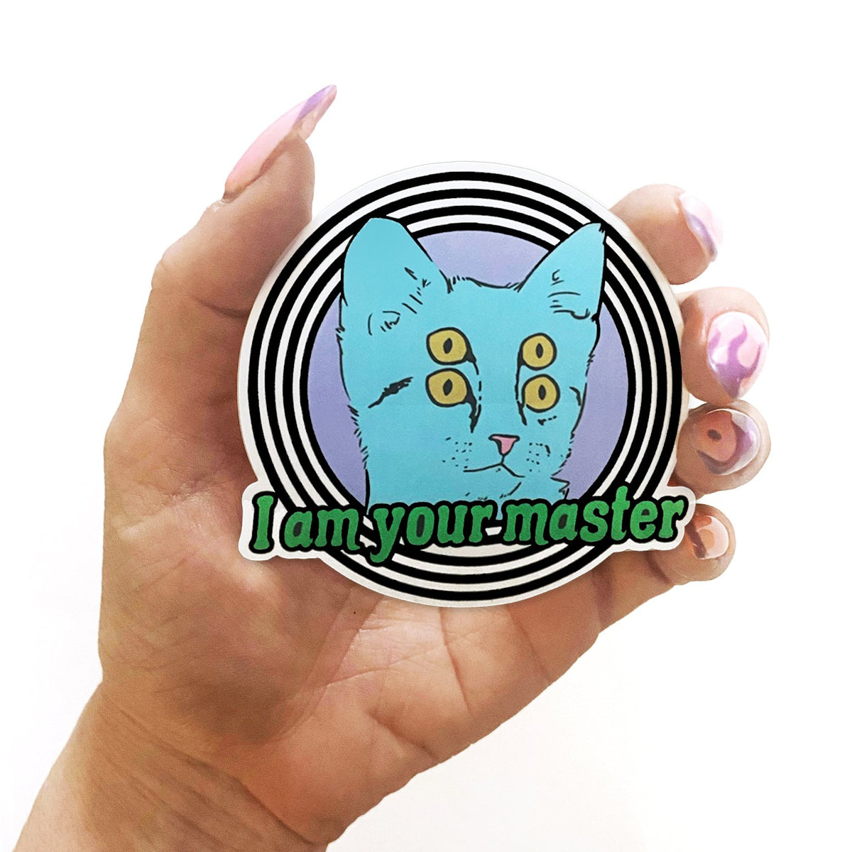 Hypnotic I'm Your Master Cat Decal Sticker-ESPI LANE