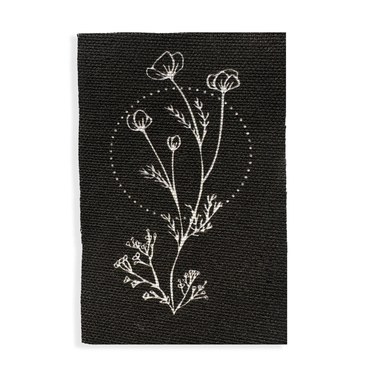 Flower Fabric Sew On Patch | Punk Accessories DIY Handmade Patches | 2.5x4&quot;