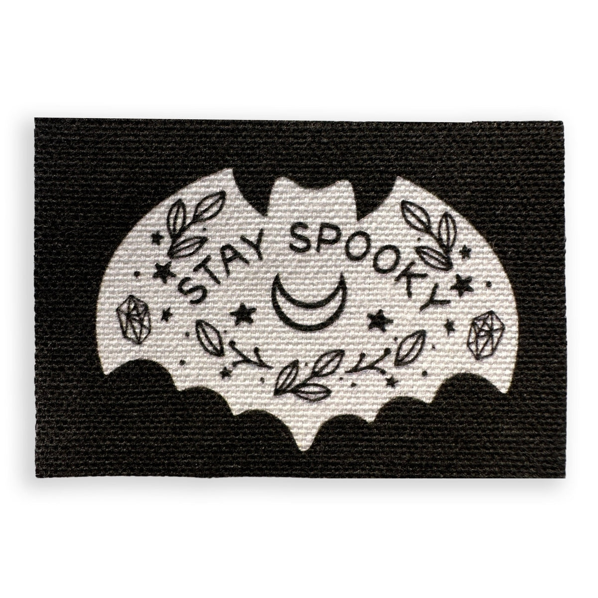 Bat Patch | Gothic Accessories Punk DIY Handmade Horror Patches | Spooky Vampire Bats | 3x2.25&quot;