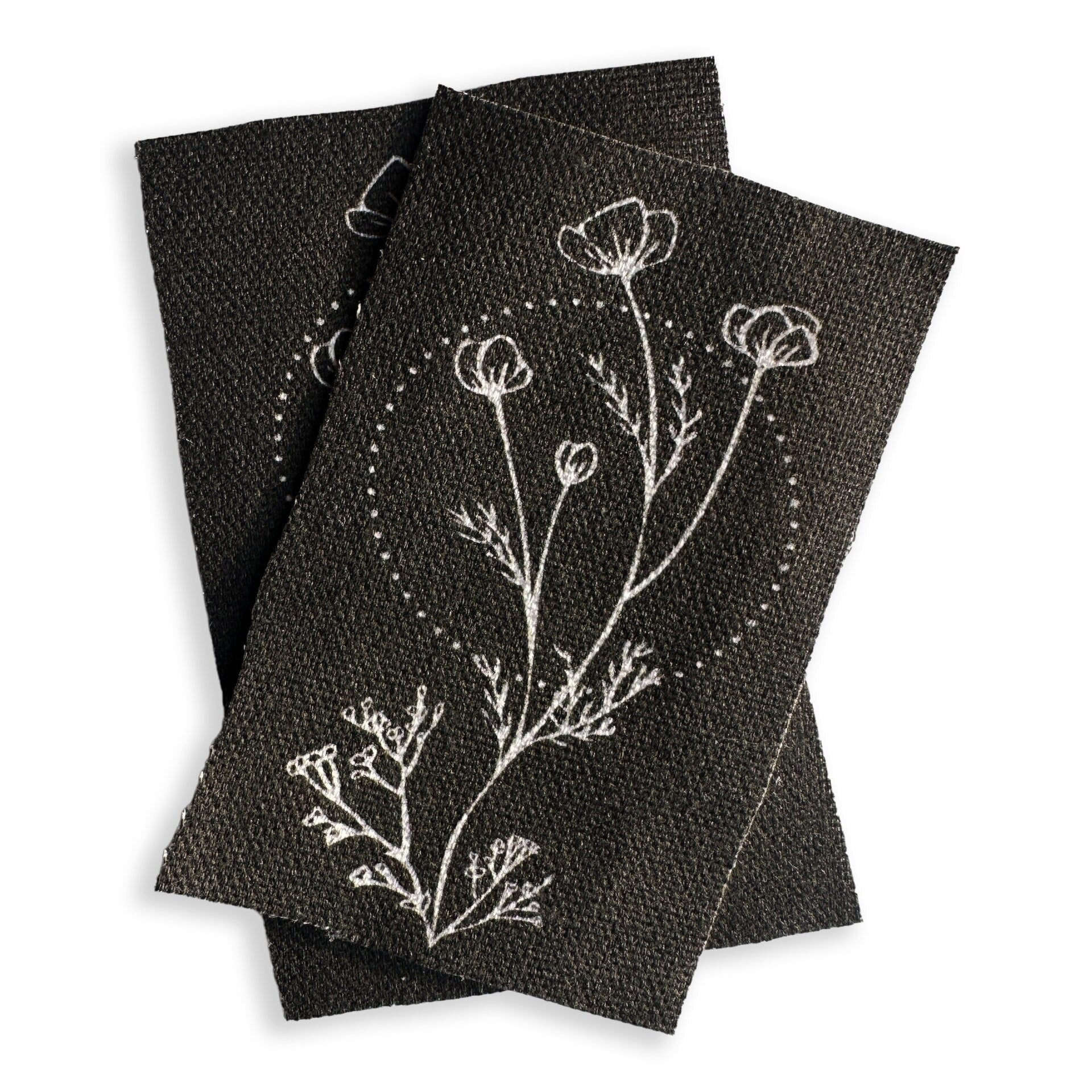 Flower Fabric Sew On Patch | Punk Accessories DIY Handmade Patches | 2.5x4"