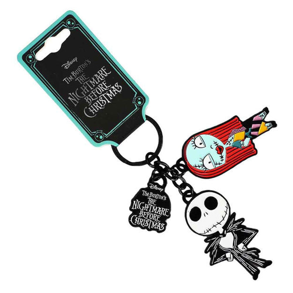 Jack and Sally Nightmare Before Christmas Keychain-ESPI LANE