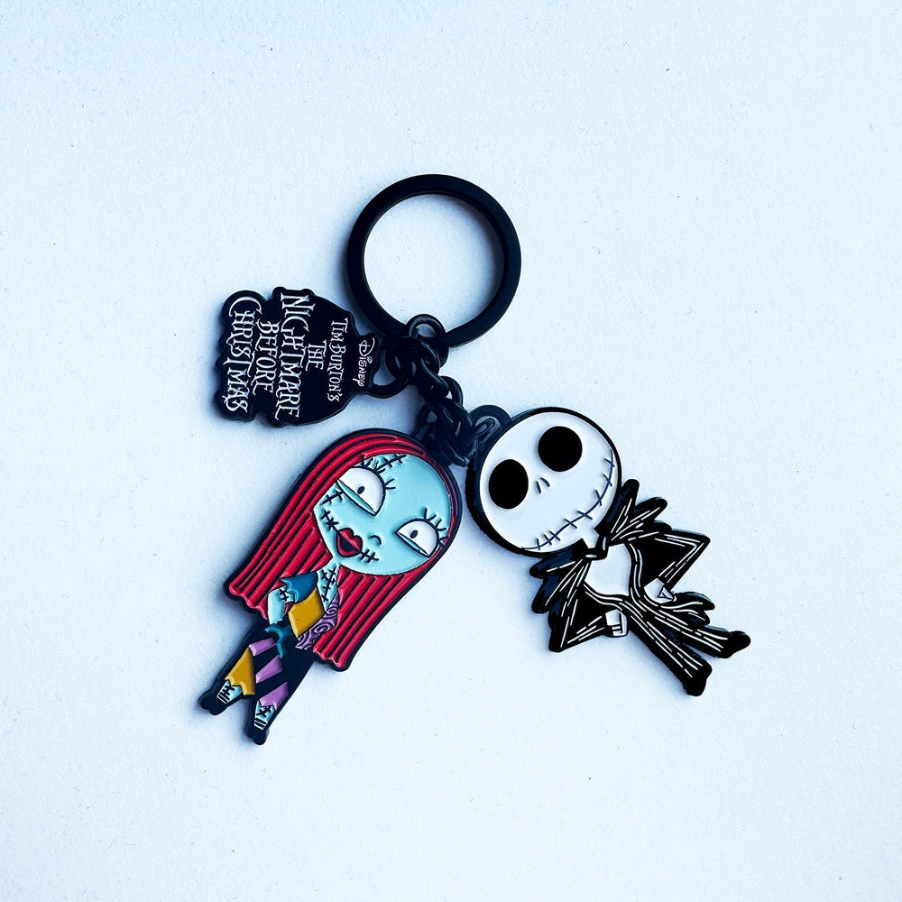 Jack and Sally Nightmare Before Christmas Keychain-ESPI LANE