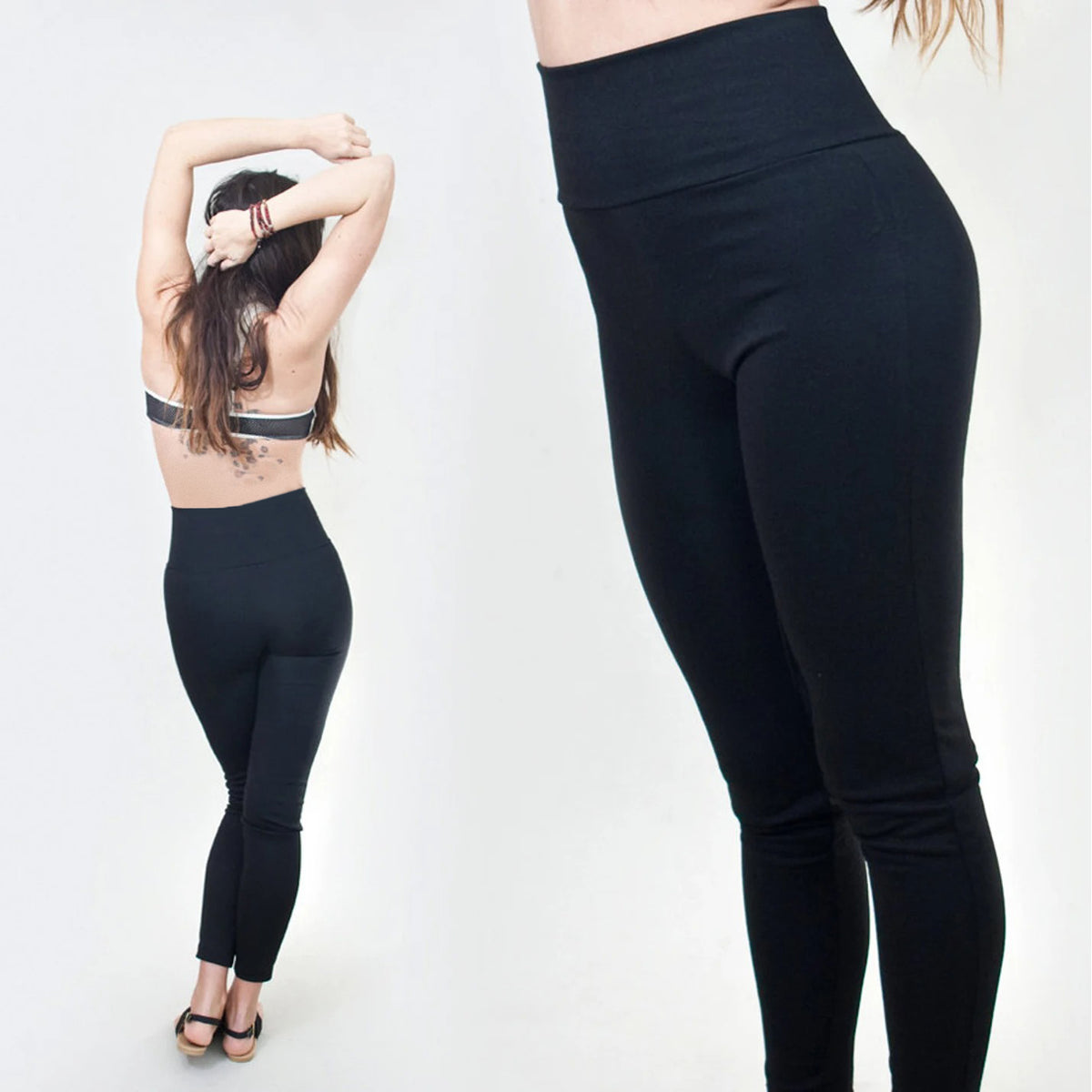 Black Ankle Length Leggings