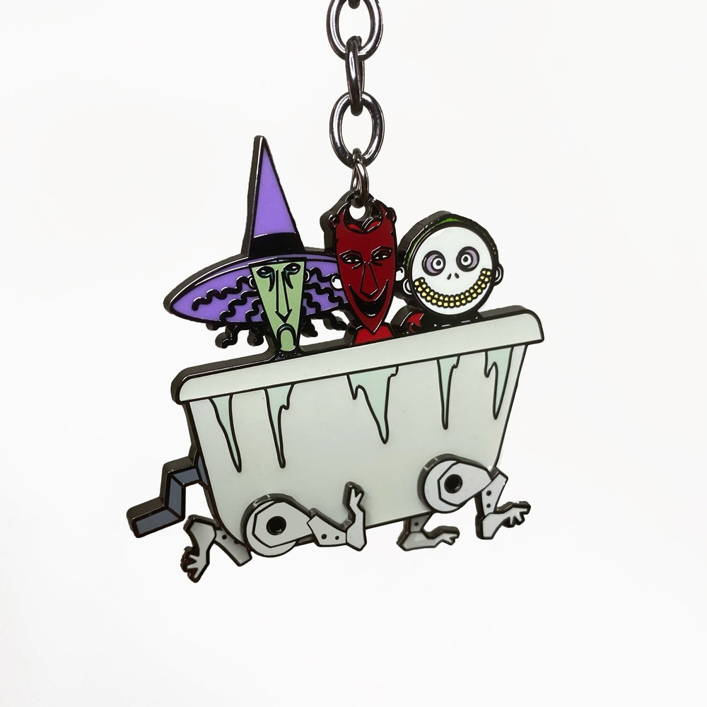 Loungefly Lock, Shock, Barrel Nightmare Before Christmas Keychain