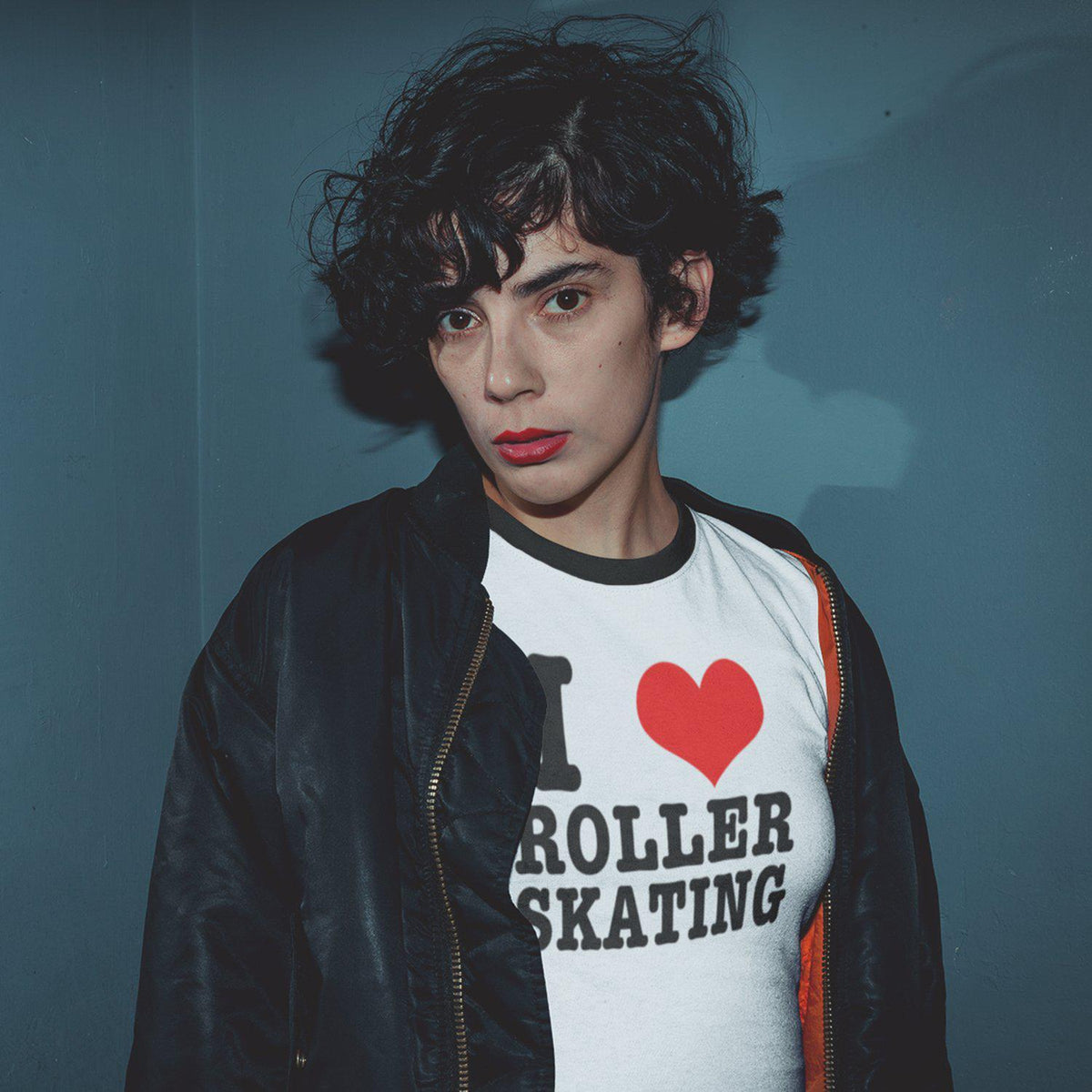 Love Roller Skating Graphic T-Shirt-ESPI LANE