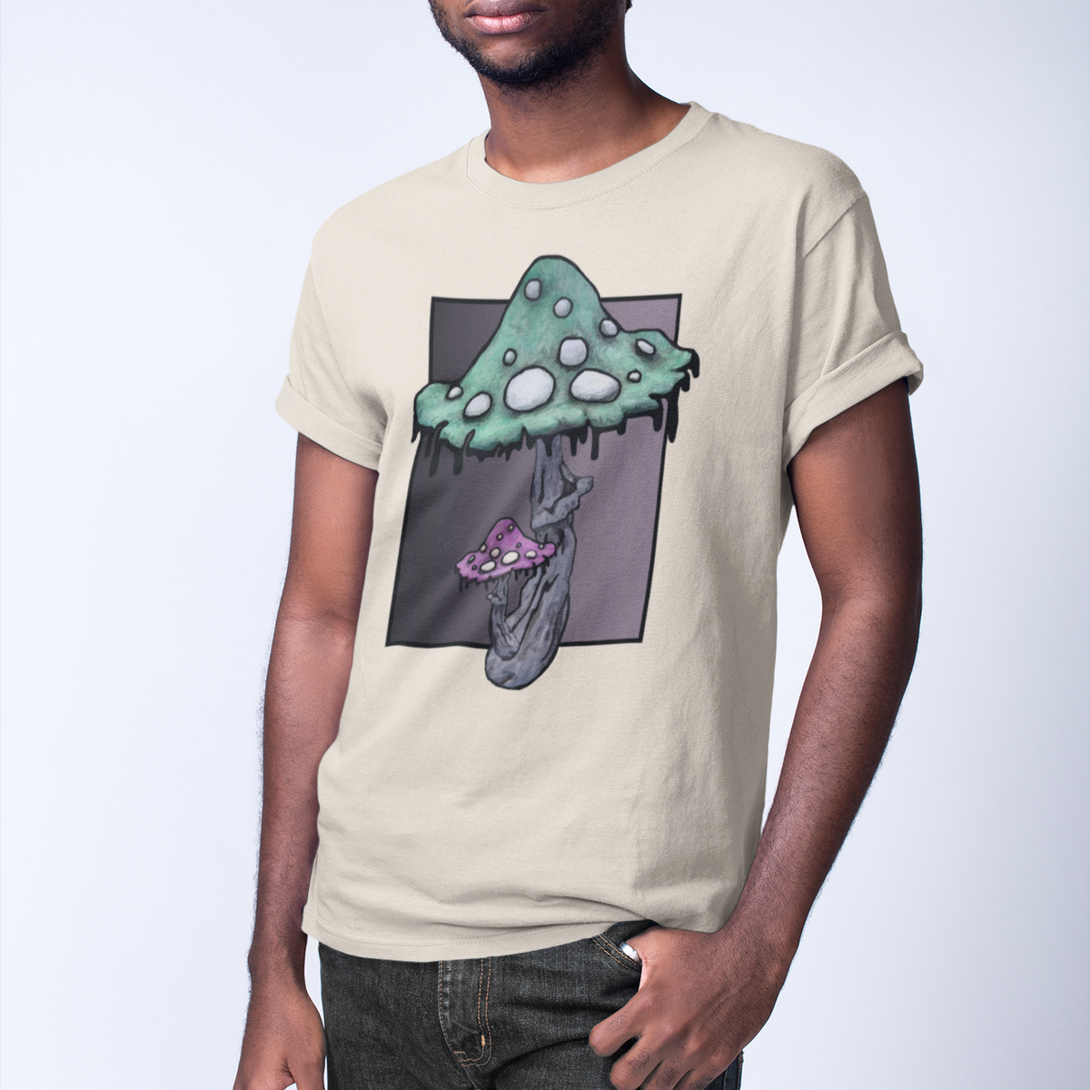 Magic Mushroom Graphic T-Shirt-ESPI LANE