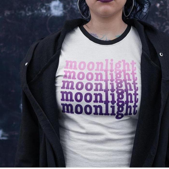 Moonlight Womens Graphic T-Shirt-ESPI LANE