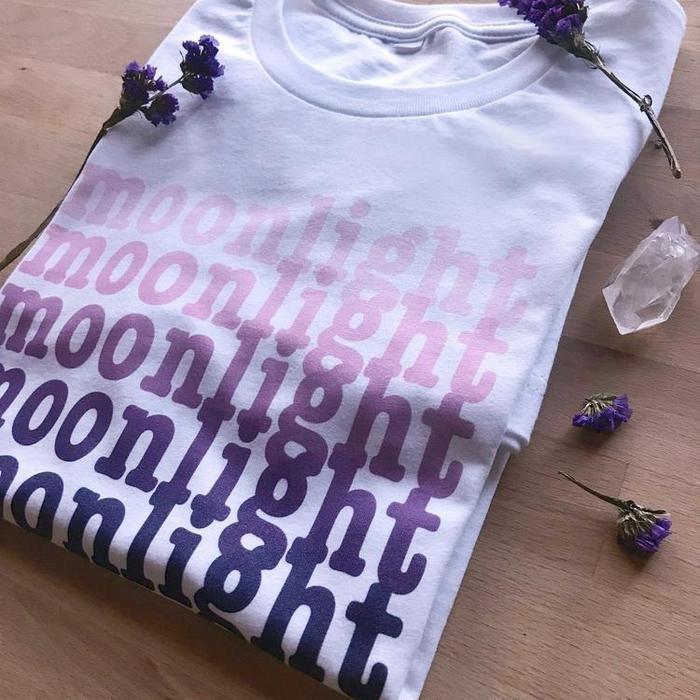 Moonlight Womens Graphic T-Shirt-ESPI LANE