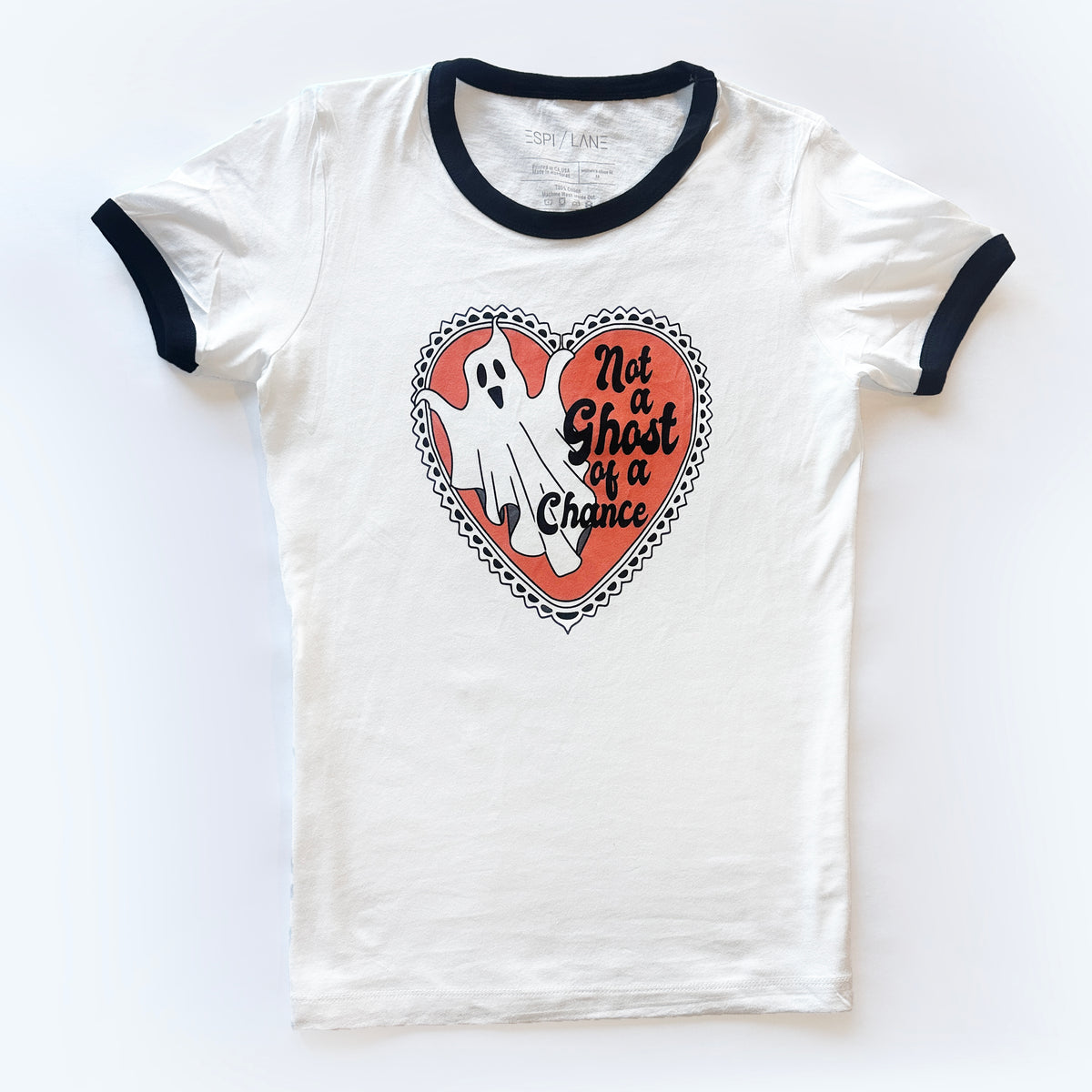 Not A Ghost of A Chance Valentines Ghost Shirt-ESPI LANE