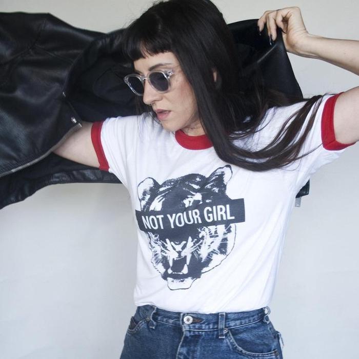 Not Your Girl Tiger Graphic Tee-ESPI LANE