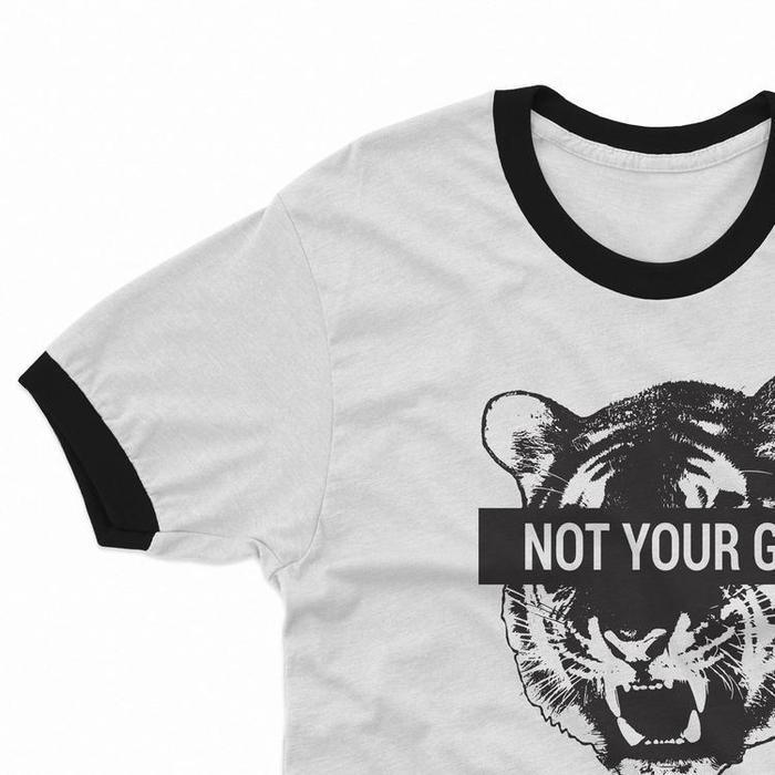 Not Your Girl Tiger Graphic Tee-ESPI LANE
