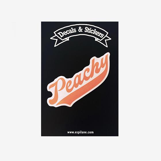 Peachy Decal Vinyl Sticker-ESPI LANE