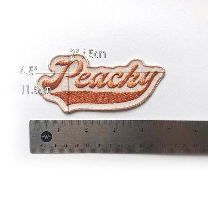 Peachy Iron On Patch-ESPI LANE