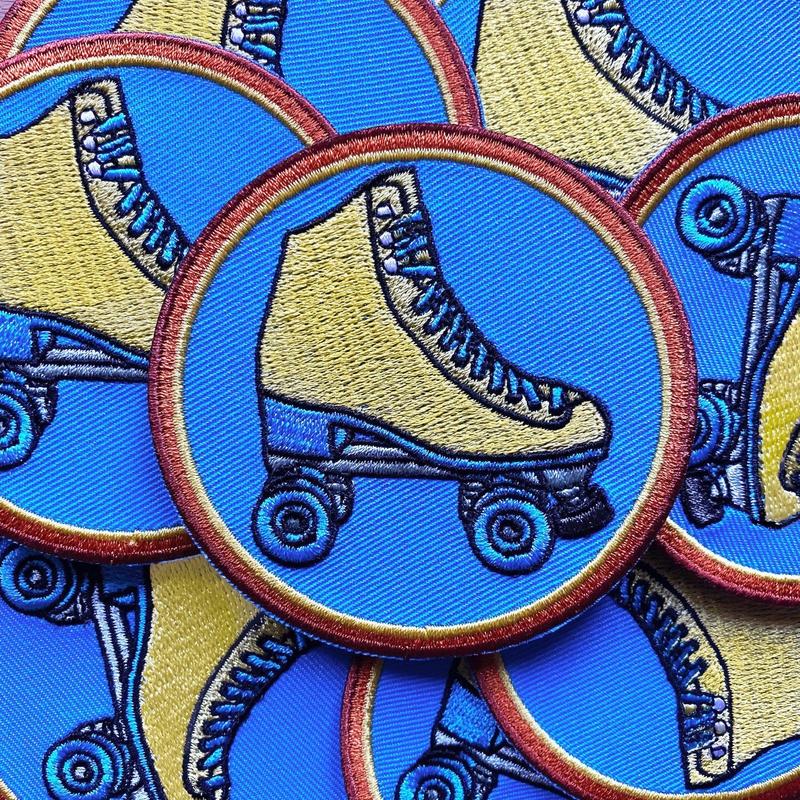Retro Vibe Roller Skate Patch-ESPI LANE