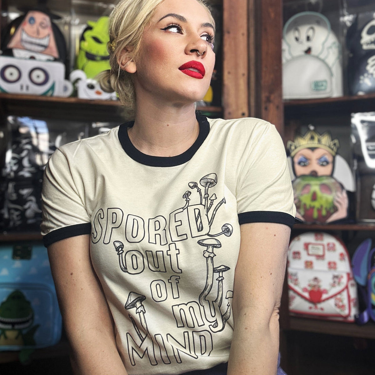 Spored Out of my Mind Mushroom Shirt-ESPI LANE