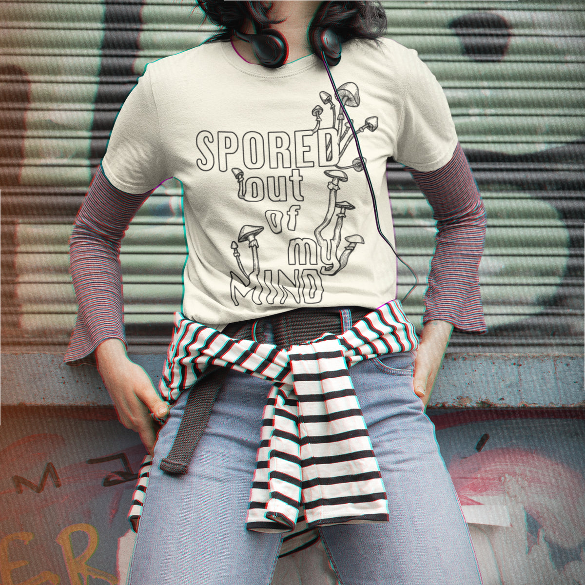 Spored Out of my Mind Mushroom Shirt-ESPI LANE