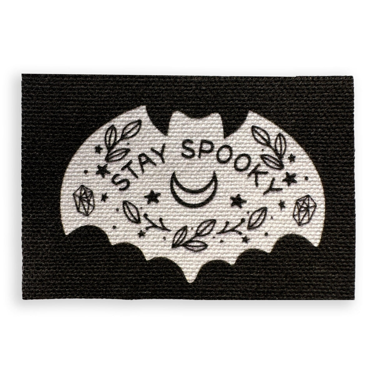 Stay Spooky Bat Fabric Patch-ESPI LANE