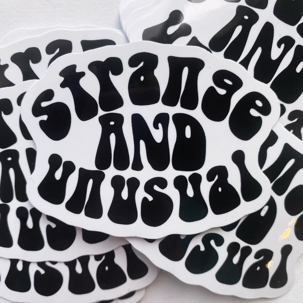 Strange &amp; Unusual Vinyl Decal Sticker