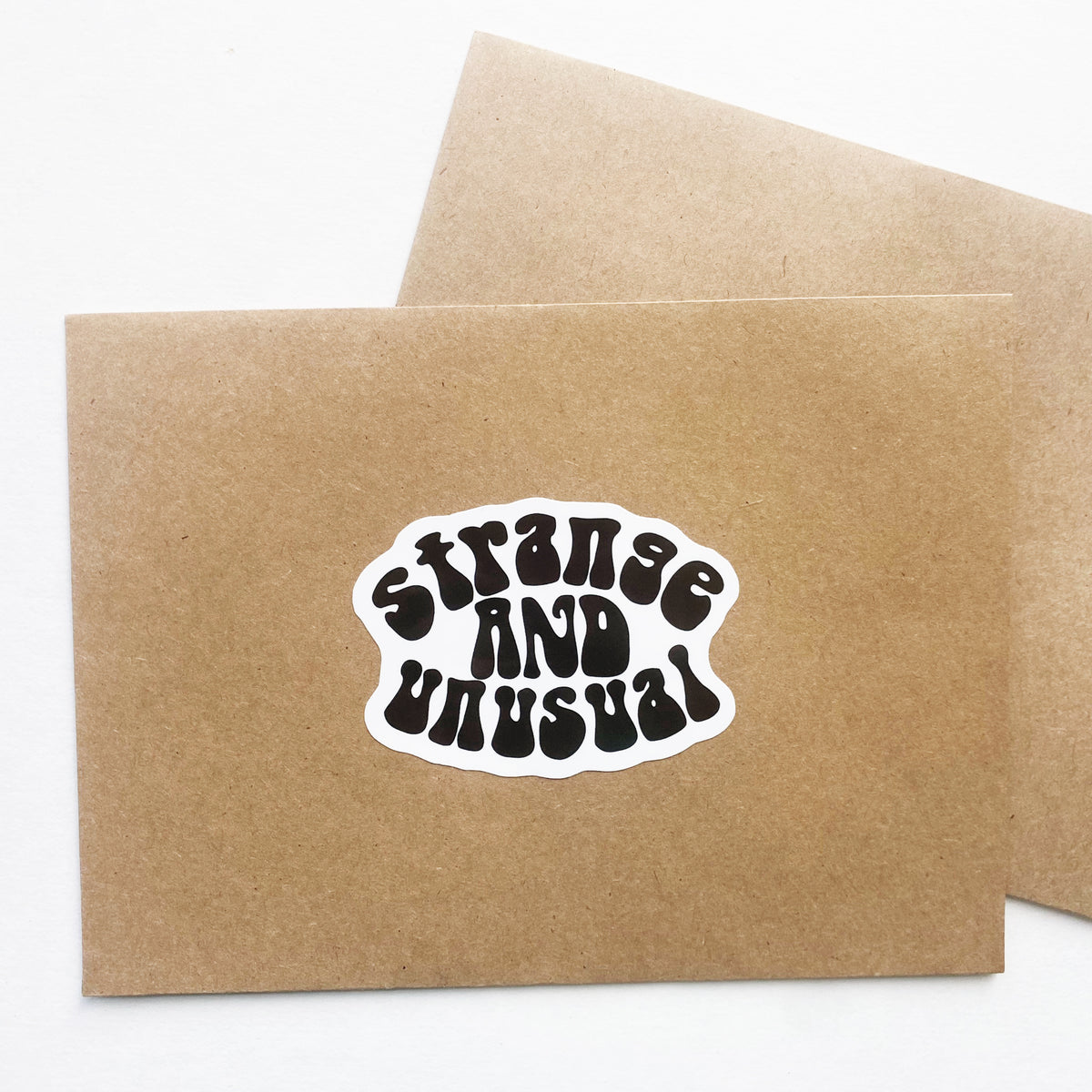 Strange &amp; Unusual Vinyl Decal Sticker