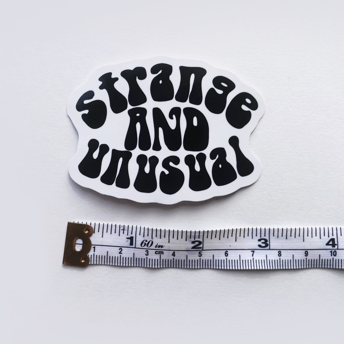 Strange &amp; Unusual Vinyl Decal Sticker