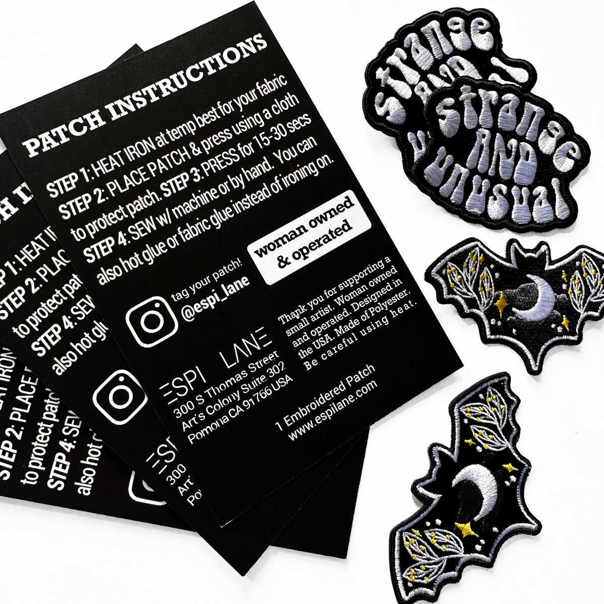 Strange and Unusual Iron On Patch-ESPI LANE