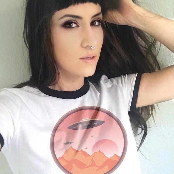 UFO 70s Style Graphic Tee-ESPI LANE