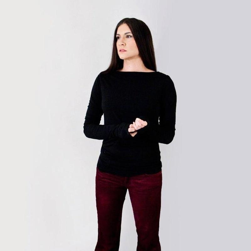 Ultra Long Sleeve Boatneck Shirt-ESPI LANE