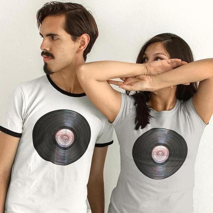 Vinyl Record Graphic T-shirt-ESPI LANE