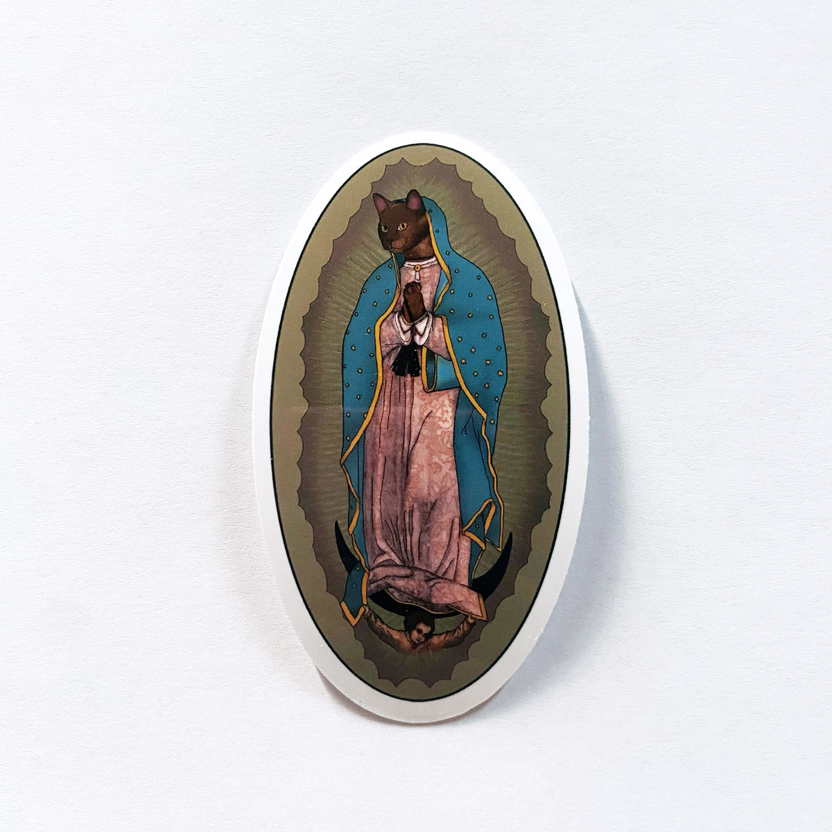 Virgin Mary Cat Decal Vinyl Sticker-ESPI LANE